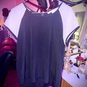 Diane Von Furstenberg Black and White Blouse